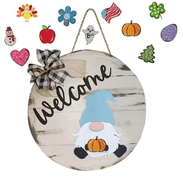 decorative flowers & wreaths gnome home sign wall hanging table decor with 8-pc interchangeable diy wood patches seasonal craft for front do
decorative flowers & wreaths gnome home sign wall hanging table decor with 8-pc interchangeable diy wood patches seasonal craft for front do
