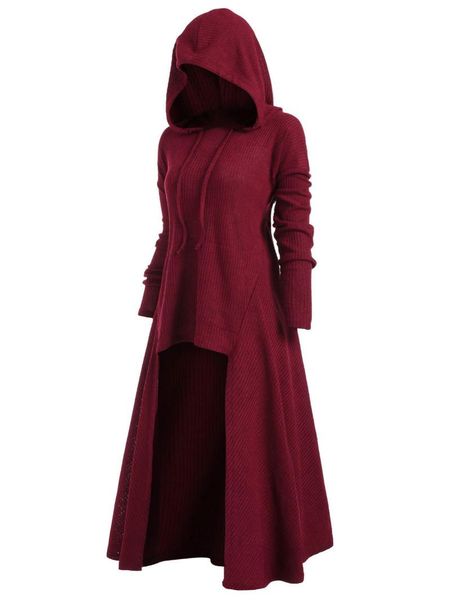women's sweaters women gothic knitted sweater hooded high low drop shoulder longline casual lady pullover autumn winter coat jumper 202, White;black
women's sweaters women gothic knitted sweater hooded high low drop shoulder longline casual lady pullover autumn winter coat jumper 202, White;black