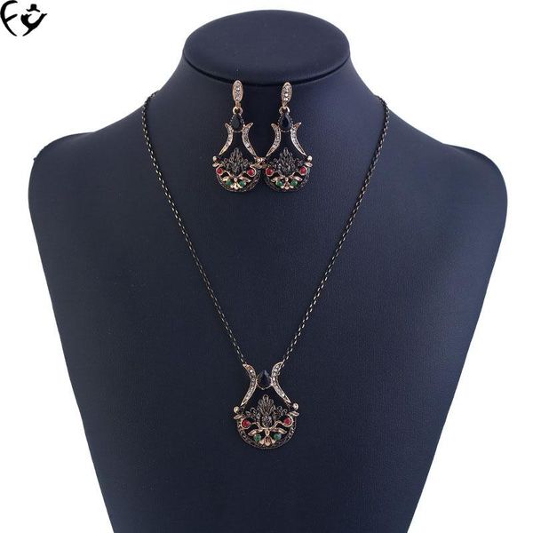 earrings & necklace retro vases lotus necklaces two sets of jewelry fangy17072704, Silver
earrings & necklace retro vases lotus necklaces two sets of jewelry fangy17072704, Silver