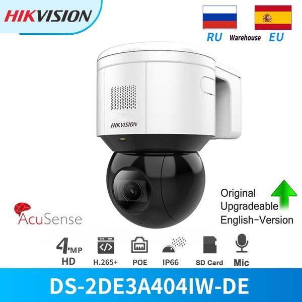 cameras hikvision ip camera 4mp 4x ir ptz speed dome ds-2de3a404iw-de poe built-in mic & speaker audible alarm ip66 h265+ with bracket
cameras hikvision ip camera 4mp 4x ir ptz speed dome ds-2de3a404iw-de poe built-in mic & speaker audible alarm ip66 h265+ with bracket
