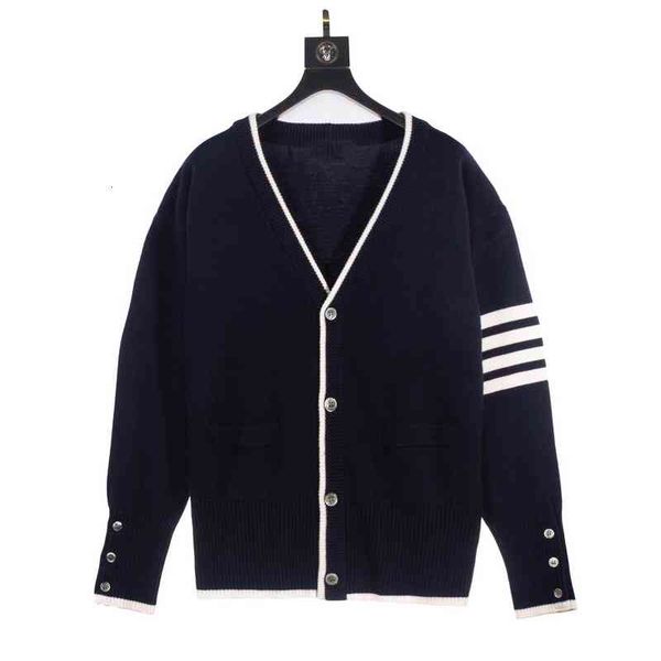 women's sweaters tb browin autumn cardigan women wool v-neck sweater casual outerwear striped loose oversize couple wear 89pp, White;black
women's sweaters tb browin autumn cardigan women wool v-neck sweater casual outerwear striped loose oversize couple wear 89pp, White;black