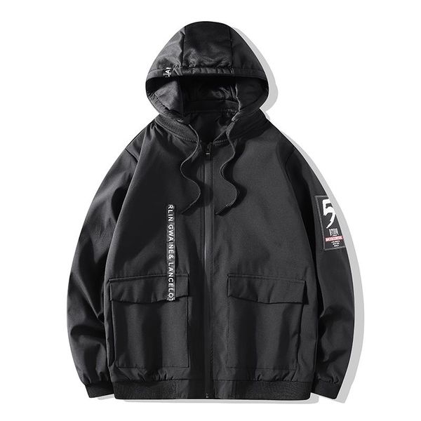 men's jackets 2021 men casual korean streetwear jacket harajuku black windbreaker male pockets brand clothing large size 8xl, Black;brown
men's jackets 2021 men casual korean streetwear jacket harajuku black windbreaker male pockets brand clothing large size 8xl, Black;brown