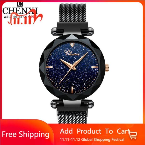 wristwatches chenxi fashion elegant women watch black stainless steel mesh belt relogio feminino quartz watches lad, Slivery;brown
wristwatches chenxi fashion elegant women watch black stainless steel mesh belt relogio feminino quartz watches lad, Slivery;brown