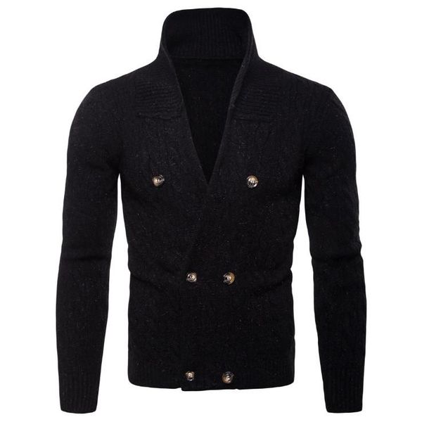 men's sweaters sweatercoat men autumn winter double breasted thicken knitted sweater male knitwear brand clothing, White;black
men's sweaters sweatercoat men autumn winter double breasted thicken knitted sweater male knitwear brand clothing, White;black