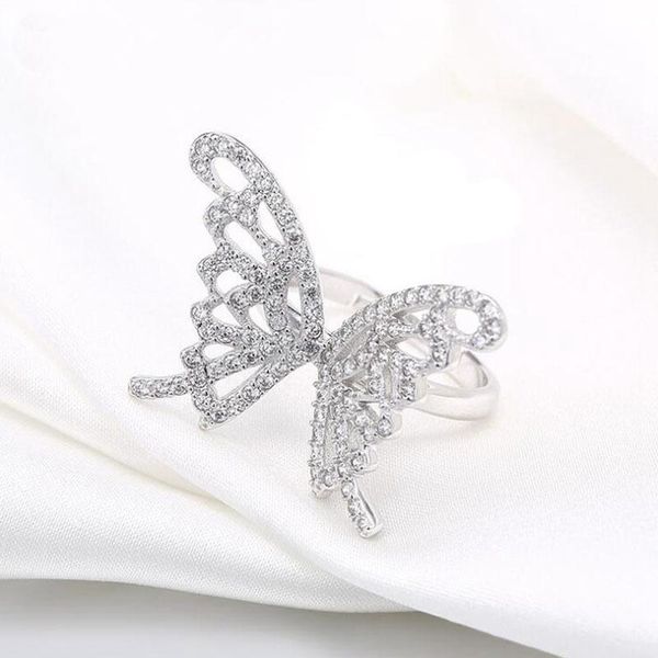 cluster rings arrival butterfly cubic zirconia white gold color 925 sterling silver for women accessories fine jewelry yri011, Golden;silver
cluster rings arrival butterfly cubic zirconia white gold color 925 sterling silver for women accessories fine jewelry yri011, Golden;silver