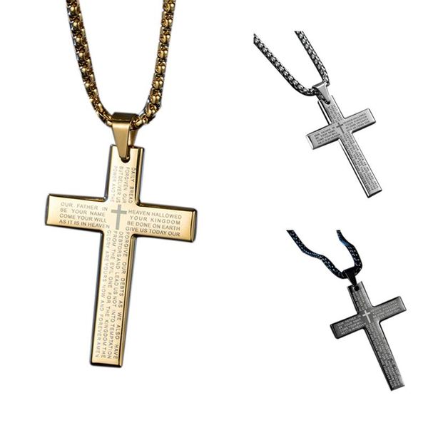 pendant necklaces fashion cross necklace men women gold crystal chain prayer christian jewelry gift, Silver
pendant necklaces fashion cross necklace men women gold crystal chain prayer christian jewelry gift, Silver