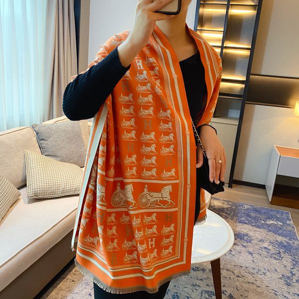 design new autumn and winter women's imitation cashmere scarf carriage pattern warm thickening versatile long shawl dual-purpose studen, Blue;gray
design new autumn and winter women's imitation cashmere scarf carriage pattern warm thickening versatile long shawl dual-purpose studen, Blue;gray
