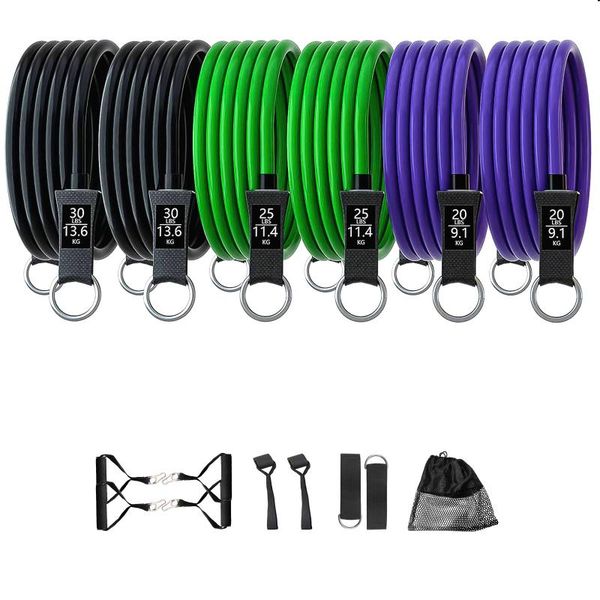 150lbs resistance bands set of 16, exercise bands with handles, door anchor, and ankle straps,for fitness,home workouts
150lbs resistance bands set of 16, exercise bands with handles, door anchor, and ankle straps,for fitness,home workouts