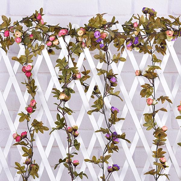decorative flowers & wreaths silk rose artificial vine garland fake ivy arch hanging wedding home wall rattan plants leaves decoration
decorative flowers & wreaths silk rose artificial vine garland fake ivy arch hanging wedding home wall rattan plants leaves decoration