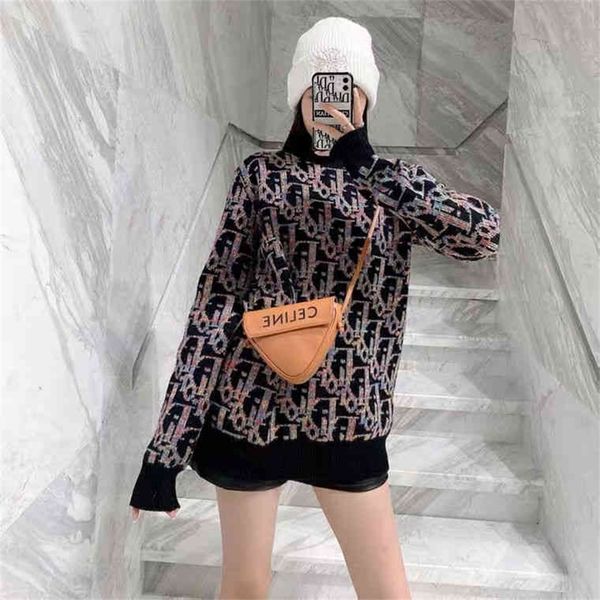 men's and women's same high version new autumn winter letter old flower full body jacquard color round neck loose fashion, Black;brown
men's and women's same high version new autumn winter letter old flower full body jacquard color round neck loose fashion, Black;brown