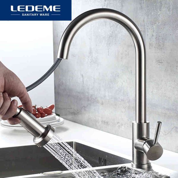 kitchen faucets faucet 360 degree rotation pull out tap sink mixer taps brushed stainless steel l76005-1 jqei
kitchen faucets faucet 360 degree rotation pull out tap sink mixer taps brushed stainless steel l76005-1 jqei