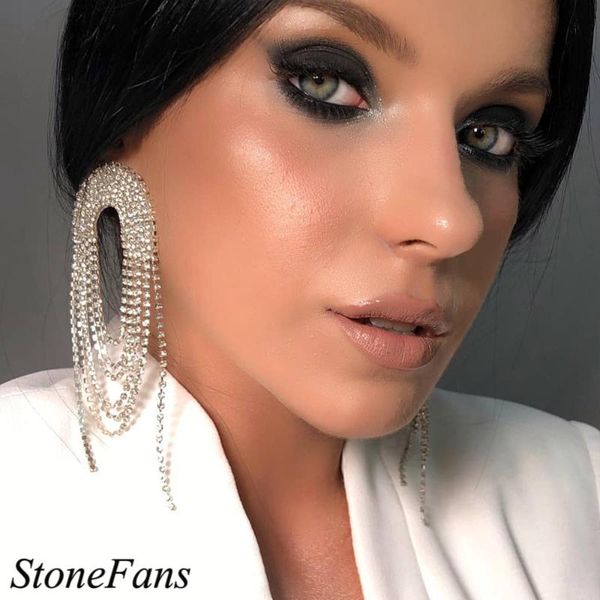 dangle & chandelier stonefans fashion multilayer rhinestone long tassel earrings for women 2021 crystal hanging wedding jewelry wholesale, Silver
dangle & chandelier stonefans fashion multilayer rhinestone long tassel earrings for women 2021 crystal hanging wedding jewelry wholesale, Silver