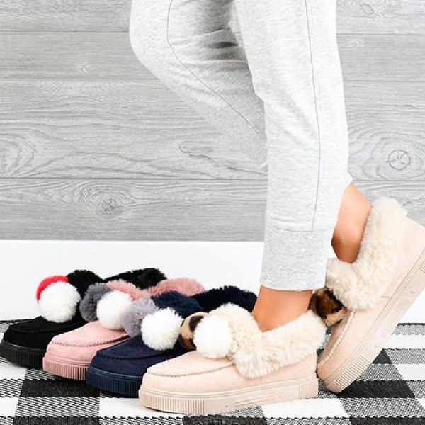 boots winter plus velvet thick warm wool ball cotton shoes ladies snow peas, Black
boots winter plus velvet thick warm wool ball cotton shoes ladies snow peas, Black