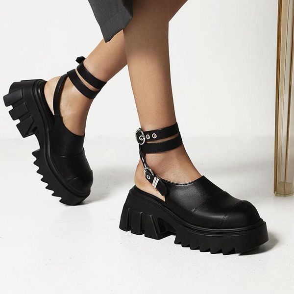 cross-tied ankle strap buckle platform 6.5cm high heels ladies chunky shoes fashion retro round toe block women pumps dress, Black
cross-tied ankle strap buckle platform 6.5cm high heels ladies chunky shoes fashion retro round toe block women pumps dress, Black
