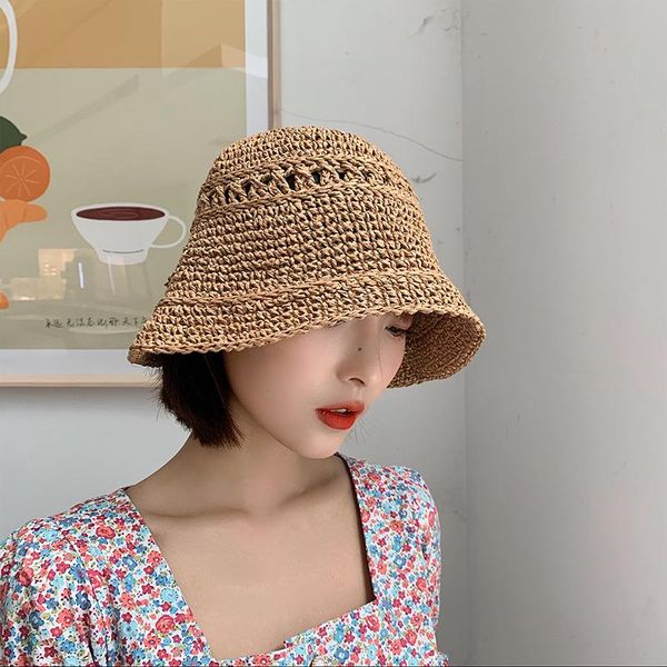 basin hat female summer bucket straw fisherman tide factory wholesale yellow sun protector wide brim hats, Blue;gray
basin hat female summer bucket straw fisherman tide factory wholesale yellow sun protector wide brim hats, Blue;gray