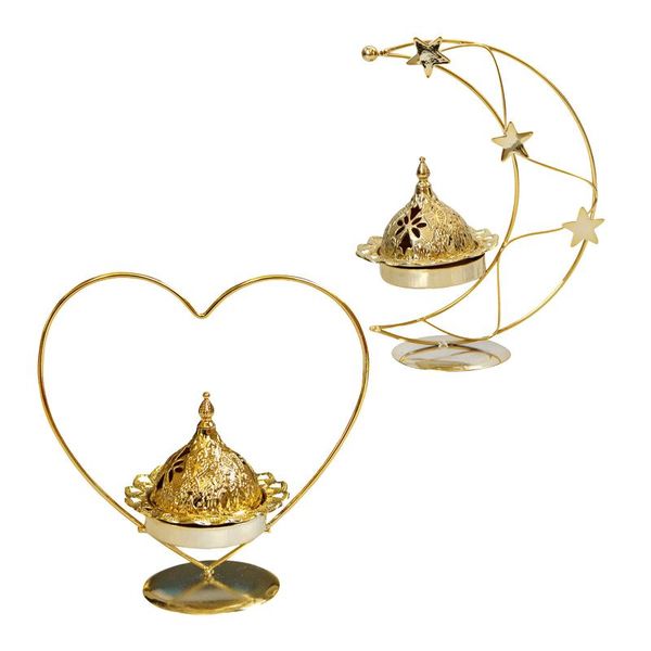 ramadan middle east arab golden metal star and moon shape incense burner candle holder dual simple aroma diffuser fragrance lamps
ramadan middle east arab golden metal star and moon shape incense burner candle holder dual simple aroma diffuser fragrance lamps