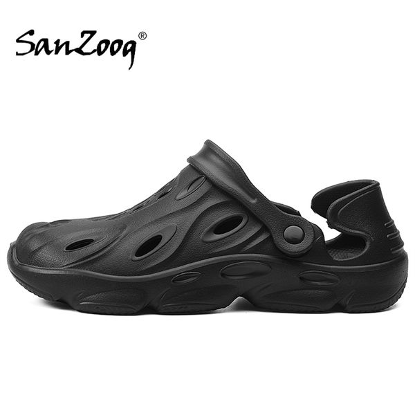 summer men rubber beach sandals mens clogs garden shoes clog zuecos hombre outdoor slip on breathable 210624, Black
summer men rubber beach sandals mens clogs garden shoes clog zuecos hombre outdoor slip on breathable 210624, Black