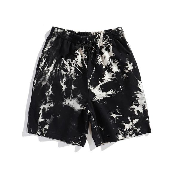 men's shorts the summer tie-dyed sports for men and women streetwear pocket cotton casual beach vintage, White;black
men's shorts the summer tie-dyed sports for men and women streetwear pocket cotton casual beach vintage, White;black