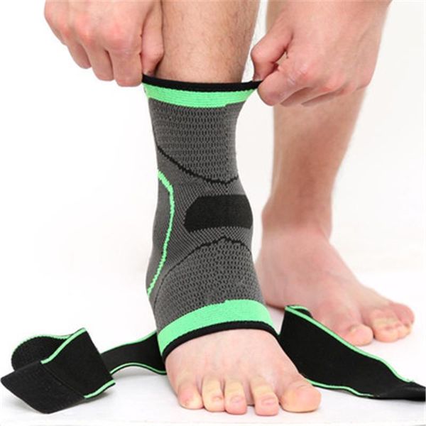 ankle support 1pcs 3d sport brace protector compression pad elastic nylon strap for football basketball, Blue;black
ankle support 1pcs 3d sport brace protector compression pad elastic nylon strap for football basketball, Blue;black