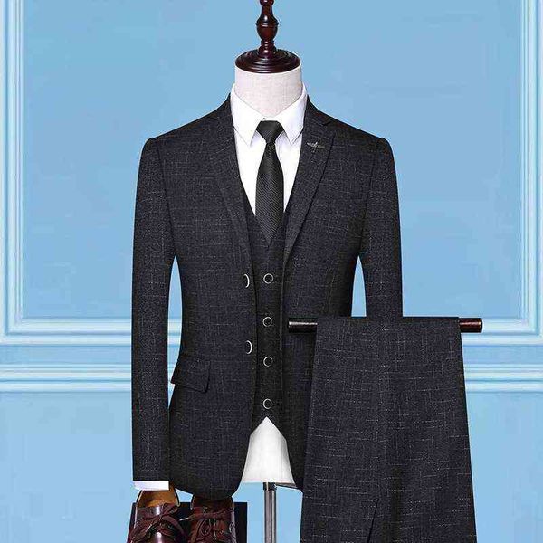luxury suits blaze hongerwo wear spring and autumn men's leisure korean slim fit three piece suit formal, Black
luxury suits blaze hongerwo wear spring and autumn men's leisure korean slim fit three piece suit formal, Black