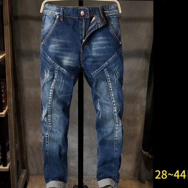 men's jeans loose harlan men clothing man baggy blue elastic male bottoms plus size 44
men's jeans loose harlan men clothing man baggy blue elastic male bottoms plus size 44