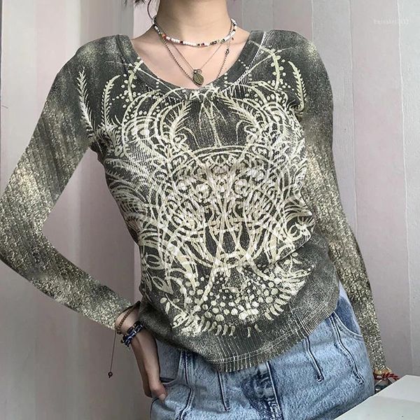 women's t-shirt y2k vintage long sleeve graphic t shirts 90s women tie dye print casual green ladies fashion streetwear tshirts 2021, White
women's t-shirt y2k vintage long sleeve graphic t shirts 90s women tie dye print casual green ladies fashion streetwear tshirts 2021, White