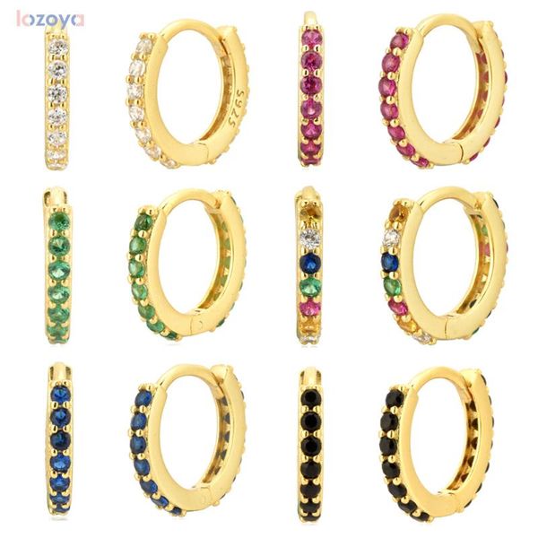 hoop & huggie lozoya 925 sterling luxury fashion fine silver rainbow zircon cz middle earring piercing ohrringe pendiente jewelry, Golden;silver
hoop & huggie lozoya 925 sterling luxury fashion fine silver rainbow zircon cz middle earring piercing ohrringe pendiente jewelry, Golden;silver