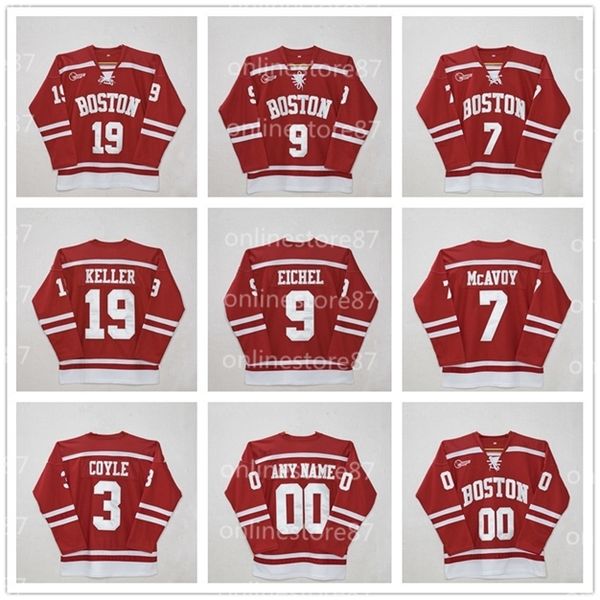52boston university 3 charlie coyle 7 charlie mcavoy 9 jack eichel #19 clayton keller 20 diffley red stitched patches custom hockey jersey, Black
52boston university 3 charlie coyle 7 charlie mcavoy 9 jack eichel #19 clayton keller 20 diffley red stitched patches custom hockey jersey, Black