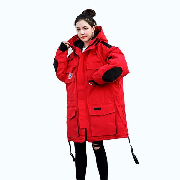 women's trench coats 2021 winter women coat fashion down jackets thick warm hooded long sleeve parkas ladies korean version loose plus, Tan;black
women's trench coats 2021 winter women coat fashion down jackets thick warm hooded long sleeve parkas ladies korean version loose plus, Tan;black