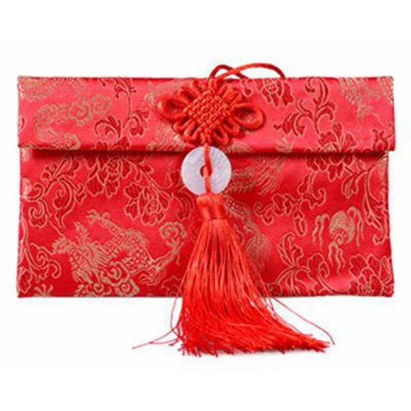 brocade silk and satin fabric wedding celebration red envelope lucky dragon pattern gift wrap
brocade silk and satin fabric wedding celebration red envelope lucky dragon pattern gift wrap