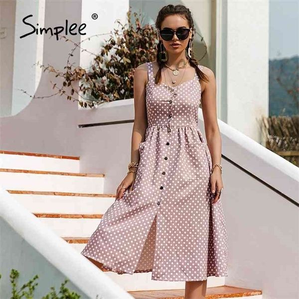 casual polka dot dress sleeveless holiday style high waist buttoned women's fashion mid-length summer dresses 210730, Black;gray
casual polka dot dress sleeveless holiday style high waist buttoned women's fashion mid-length summer dresses 210730, Black;gray