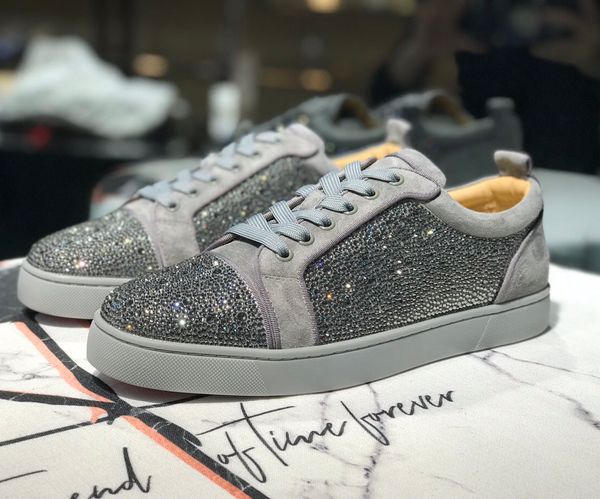 perfect strass casual shoes low men red bottom skateboard luxury rhinestone red-sole sneakers wholesale trainers flats walking eu35-47, Black
perfect strass casual shoes low men red bottom skateboard luxury rhinestone red-sole sneakers wholesale trainers flats walking eu35-47, Black