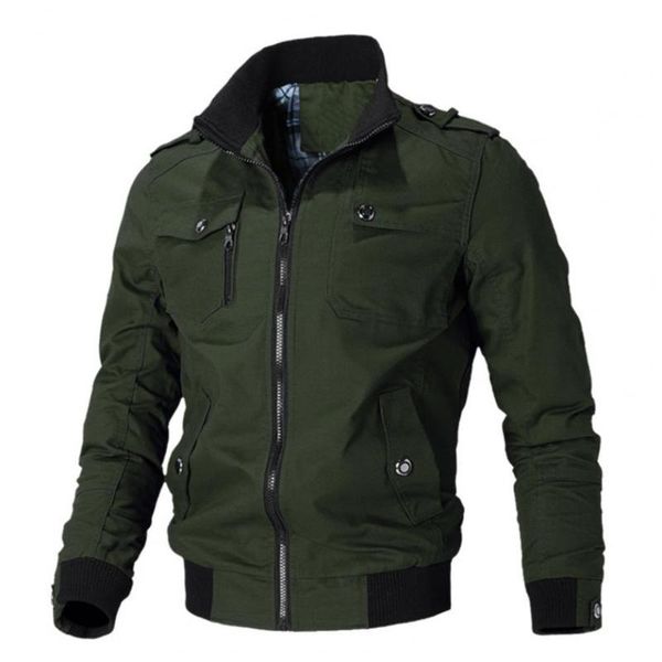 men's jackets autumn men jacket stand collar slim multi pockets zipper coat winter/spring for, Black;brown
men's jackets autumn men jacket stand collar slim multi pockets zipper coat winter/spring for, Black;brown