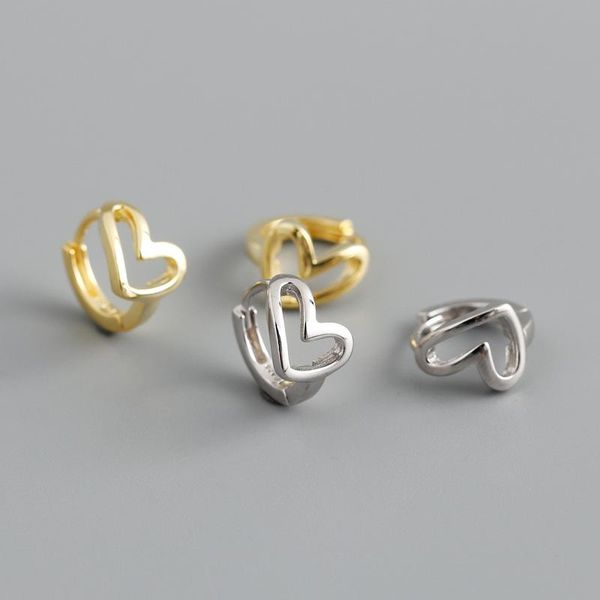hoop & huggie 1pair 925 sterling silver heart earrings for women 2021 trend jewelry piercing teens, Golden;silver
hoop & huggie 1pair 925 sterling silver heart earrings for women 2021 trend jewelry piercing teens, Golden;silver