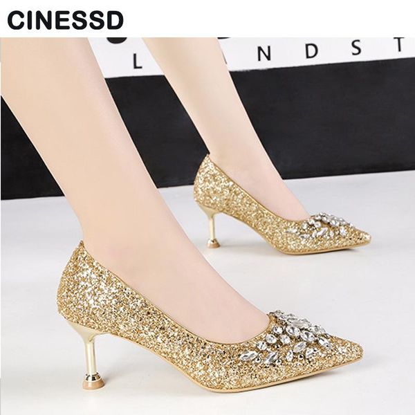 dress shoes pointed toe sequins women luxury rhinestone 6.5cm 9.5cm thin heels party lady pumps size 35-40, Black
dress shoes pointed toe sequins women luxury rhinestone 6.5cm 9.5cm thin heels party lady pumps size 35-40, Black