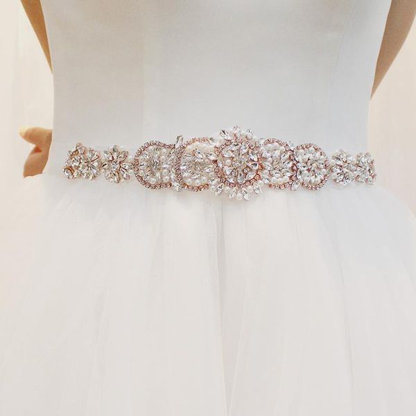 wedding sashes jonnafe handmade rose gold belt and sash rhinestone crystal women dress waistband accessories, White
wedding sashes jonnafe handmade rose gold belt and sash rhinestone crystal women dress waistband accessories, White