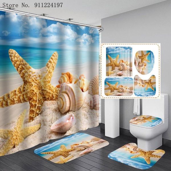 shower curtains summer beach blue conch starfish print curtain & bathroom rug separates or set pedestal waterproof polyester fabric
shower curtains summer beach blue conch starfish print curtain & bathroom rug separates or set pedestal waterproof polyester fabric