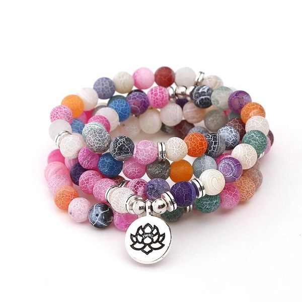 beaded, strands 108 mala beads bracelets for yoga chakra crack natural stone bracelet necklace women men jewelry fashion accessories, Black
beaded, strands 108 mala beads bracelets for yoga chakra crack natural stone bracelet necklace women men jewelry fashion accessories, Black