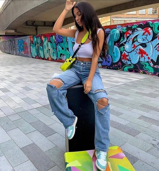 women's jeans loose ladies straight woman summer high waist ripped blue denim pants streetwear fashion trousers
women's jeans loose ladies straight woman summer high waist ripped blue denim pants streetwear fashion trousers