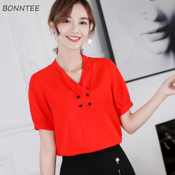 shirts women short sleeves elegant trendy leisure simple solid summer womens clothing all-match white daily v-neck women's blou
shirts women short sleeves elegant trendy leisure simple solid summer womens clothing all-match white daily v-neck women's blou