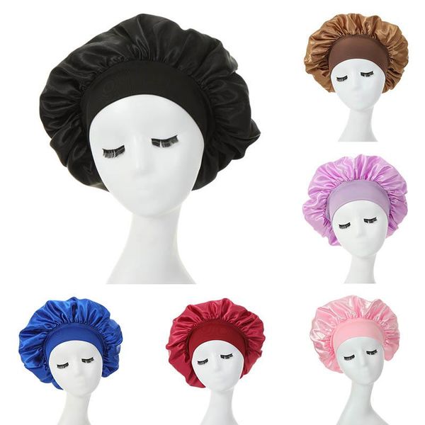 shower caps 1pcs wide brim multipurpose sleeping hat night sleep cap satin/stretch cloth nightcap solid color hair care bonnet
shower caps 1pcs wide brim multipurpose sleeping hat night sleep cap satin/stretch cloth nightcap solid color hair care bonnet