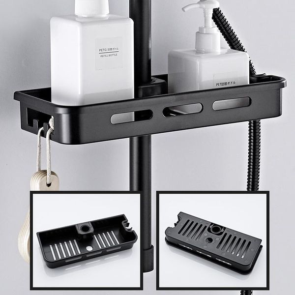 bathroom shelves multifunction shower tray storage rack organizer removable lifting rod no drilling basket head holder
bathroom shelves multifunction shower tray storage rack organizer removable lifting rod no drilling basket head holder
