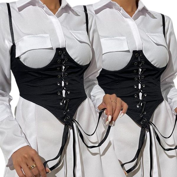 belts f42f boned corset cup girdle gothic bustier with straps underwear women, Black;brown
belts f42f boned corset cup girdle gothic bustier with straps underwear women, Black;brown