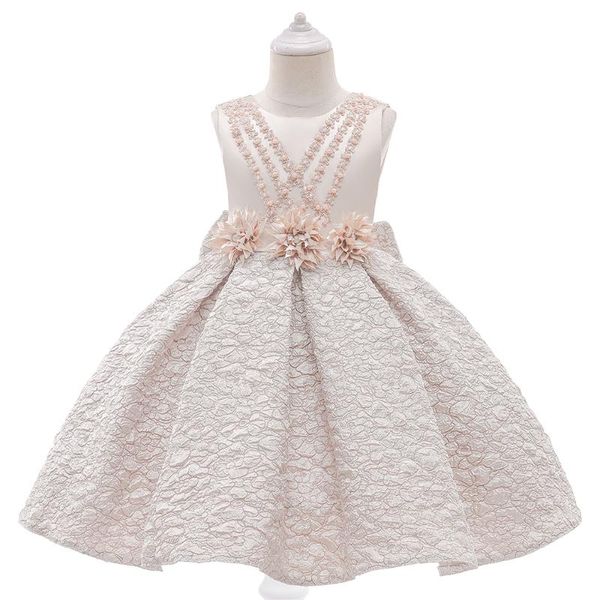 girl's dresses flower embroidery formal sleeveless wedding birthday ball gown bow princess children clothing kid party for girl clothes, Red;yellow
girl's dresses flower embroidery formal sleeveless wedding birthday ball gown bow princess children clothing kid party for girl clothes, Red;yellow