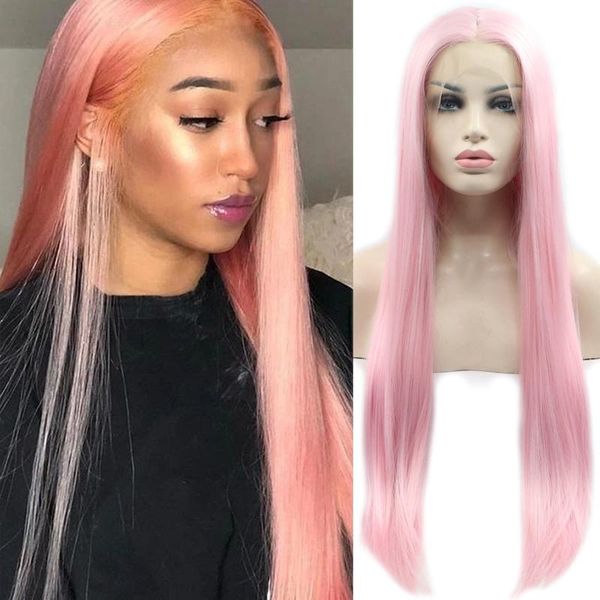 synthetic wigs long straight light pink lace front wig lolita heat resistant cosplay frontal for black women
synthetic wigs long straight light pink lace front wig lolita heat resistant cosplay frontal for black women