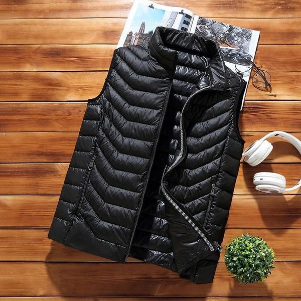 men's vests men' sleeveless vest jackets 2021 male cotton-padded handsome zipper coats men stand collar warm waistcoats clothing, Black;white
men's vests men' sleeveless vest jackets 2021 male cotton-padded handsome zipper coats men stand collar warm waistcoats clothing, Black;white
