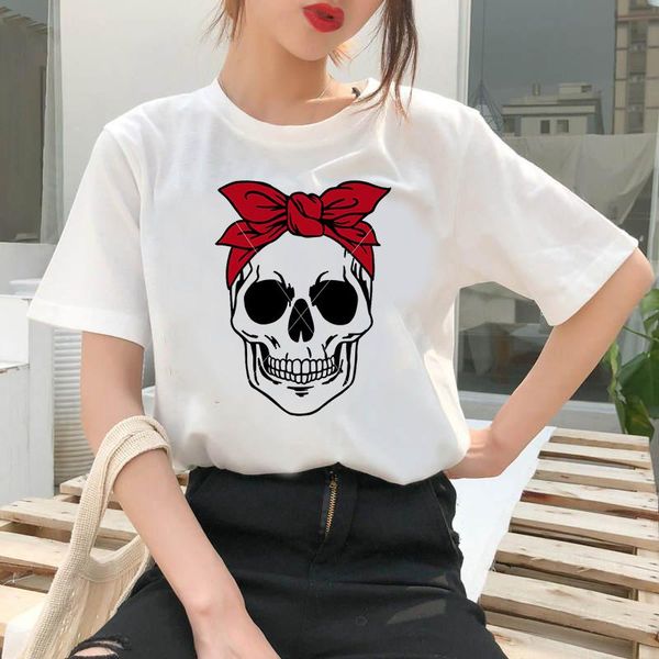 women's t-shirt women harajuku sunflower bandana printed mom t shirt summer camo skull mama funny short sleeve tshirt female clothes, White
women's t-shirt women harajuku sunflower bandana printed mom t shirt summer camo skull mama funny short sleeve tshirt female clothes, White