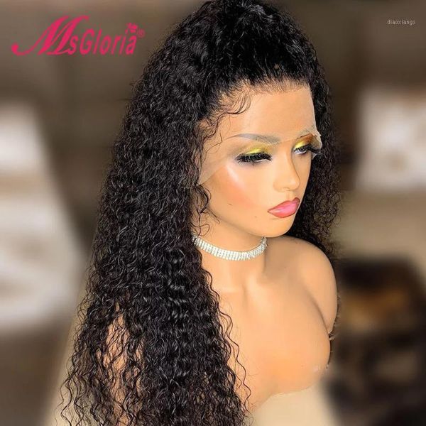 curly human hair wig natural color brazilian remy 13x6 lace front wigs for women 150 density bleached knots1, Black;brown
curly human hair wig natural color brazilian remy 13x6 lace front wigs for women 150 density bleached knots1, Black;brown