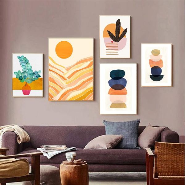 paintings abstract sun landscape wall art canvas painting vintage poster leaf color block prints nordic pictures living room decor
paintings abstract sun landscape wall art canvas painting vintage poster leaf color block prints nordic pictures living room decor