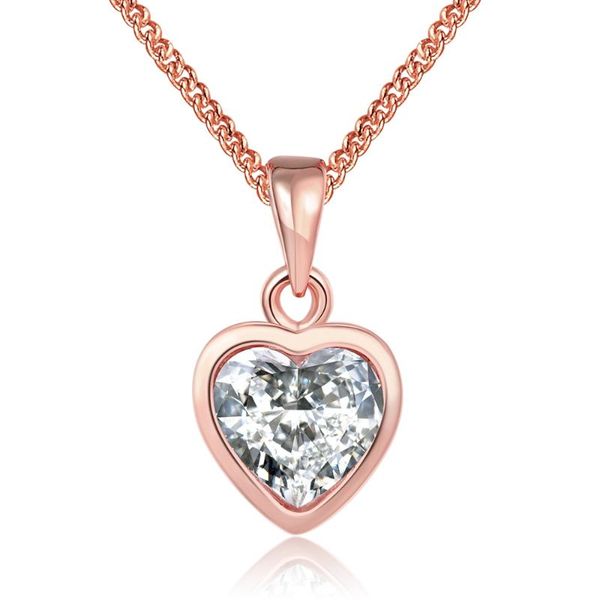 heart shape rose gold color 925 sterling silver pendant necklace fashion wedding necklaces for women gift jewelry
heart shape rose gold color 925 sterling silver pendant necklace fashion wedding necklaces for women gift jewelry